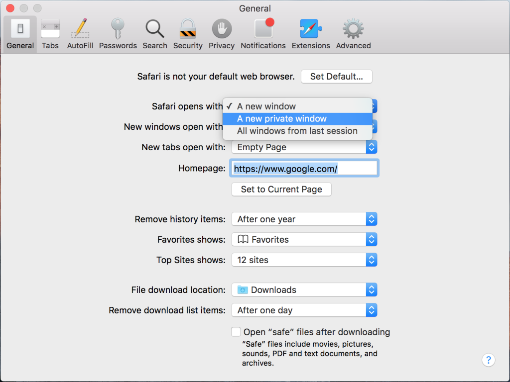 private contact for osx