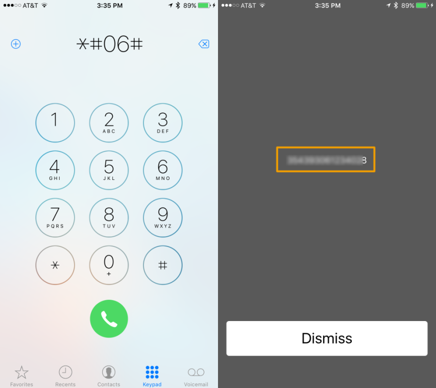 how to find my imei number iphone