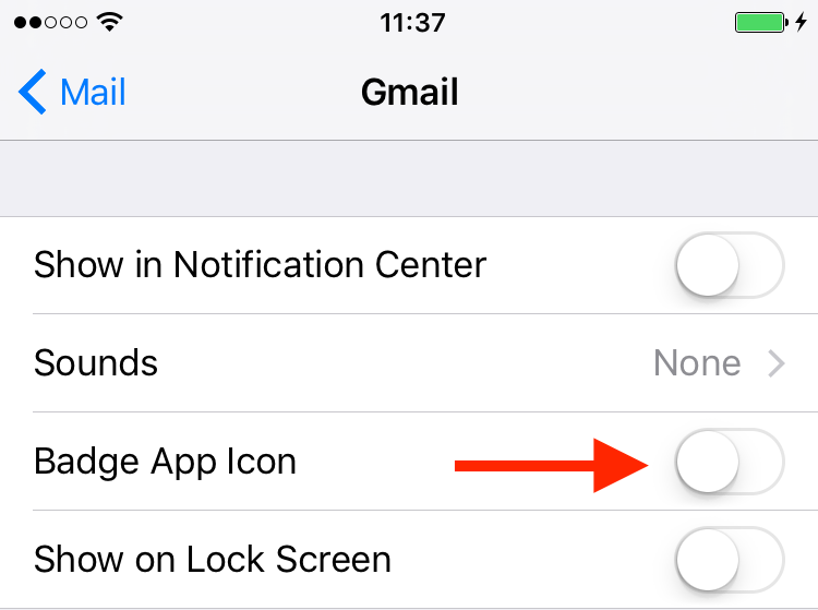 How to clear an incorrect unread email count badge on the Mail app