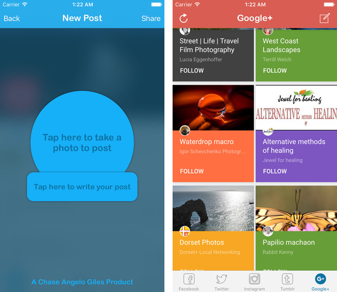 Social Square puts your favorite social networks in one app