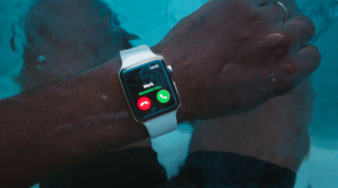 apple watch commercial swimming