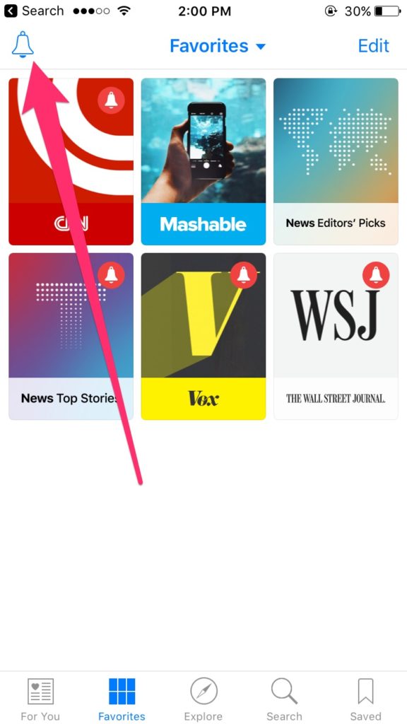 disable apple news notifications