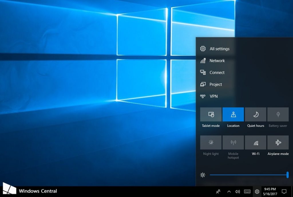 Windows 10 is getting fully customizable Control Center | Mid Atlantic ...