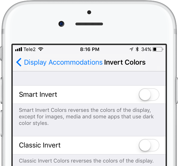 iOS 11’s new Smart Invert feature is the closest thing to Dark Mode