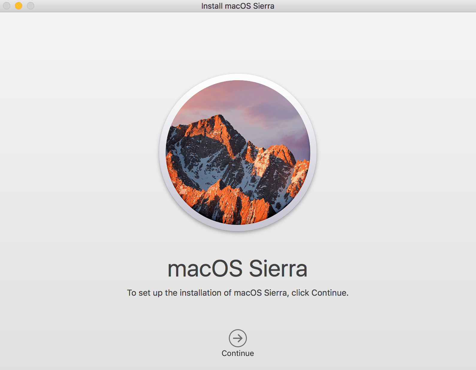 instal the new Sierra
