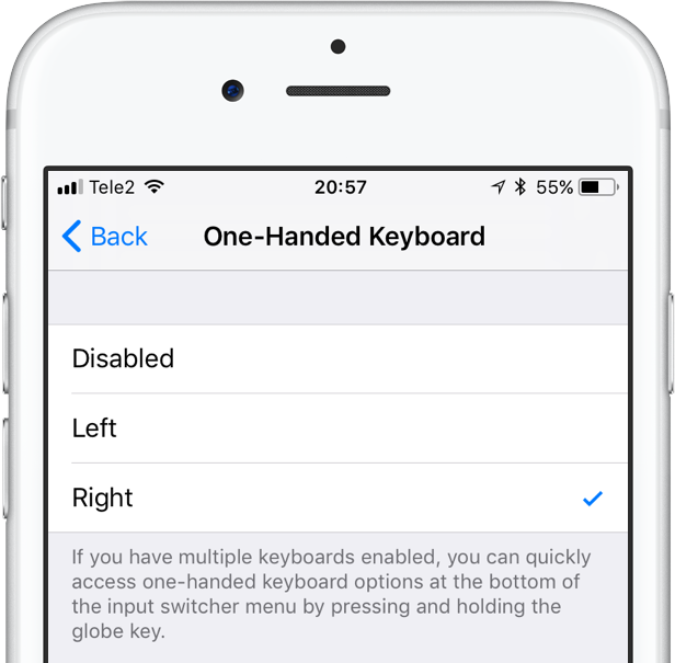 How To Use One Handed Keyboard Mode On Iphone Mid Atlantic Consulting