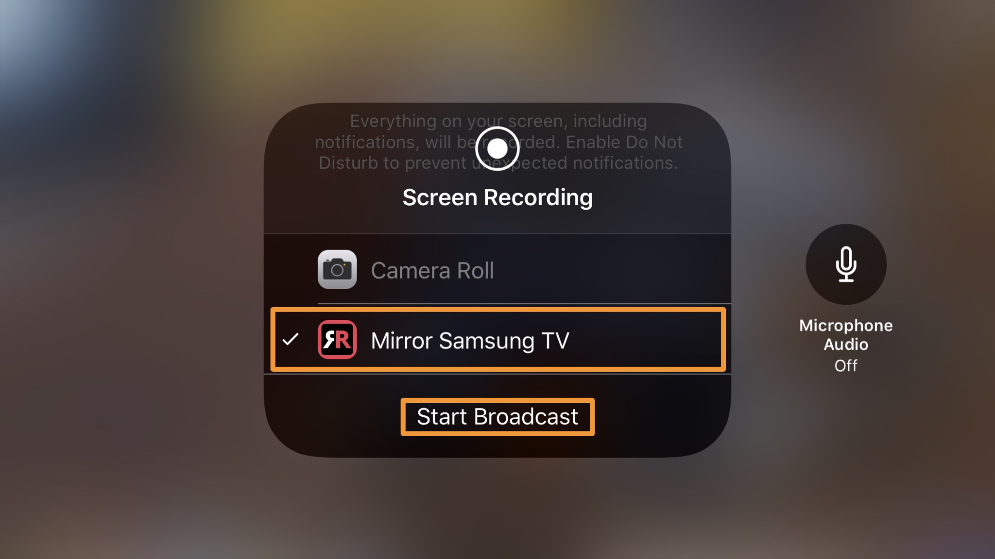 mirror for samsung tv 1.4.1 audio