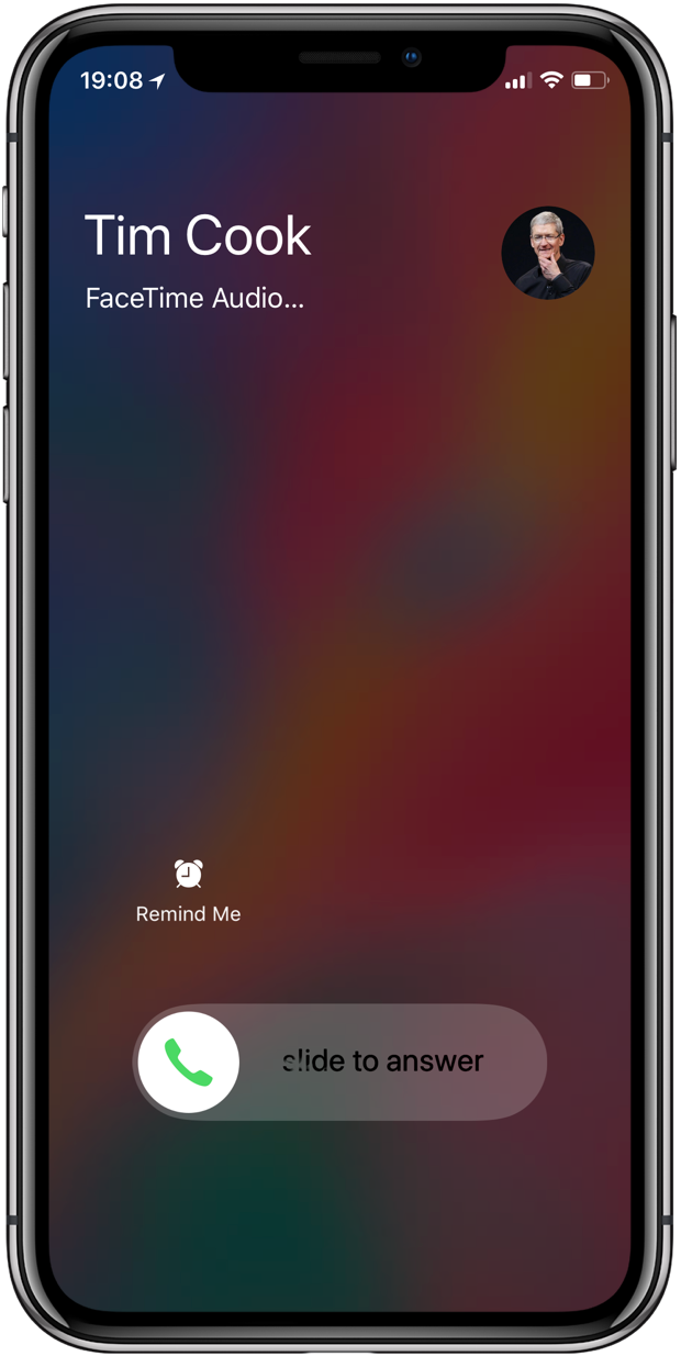 ios show custom incoming call screen