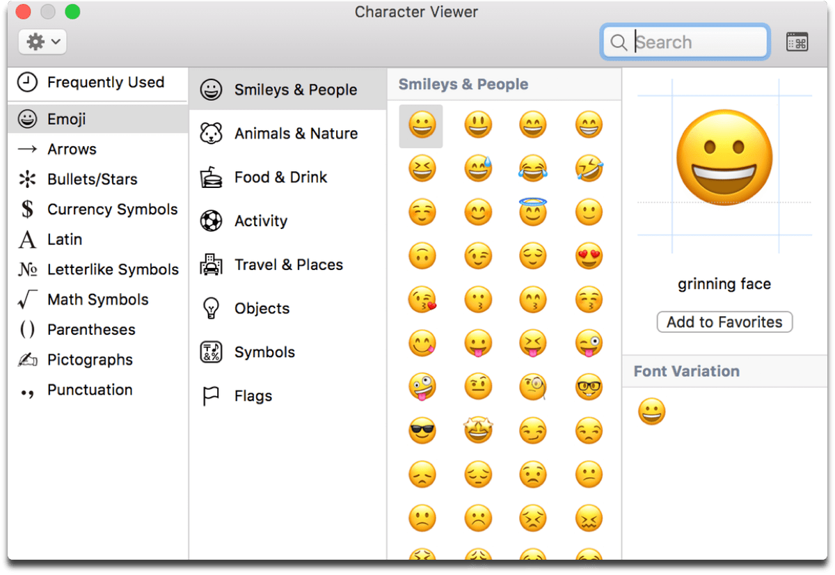 emoji keyboard shortcuts windows 7