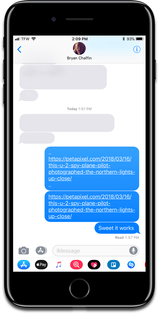 iOS: How to Send Links in iMessage Without the Rich Preview | Mid