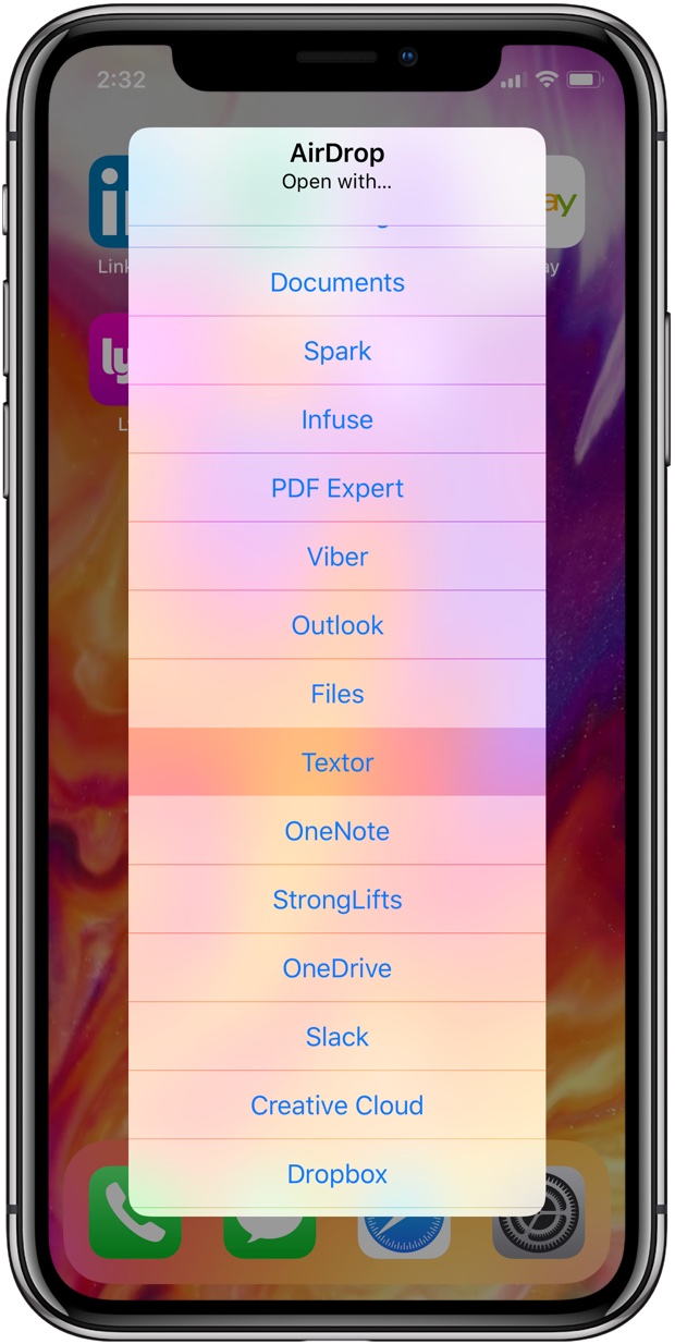 plain text editor iphone