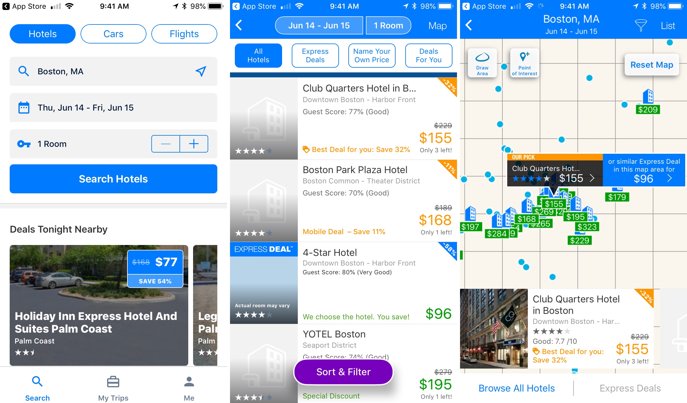 Priceline travel app iphone