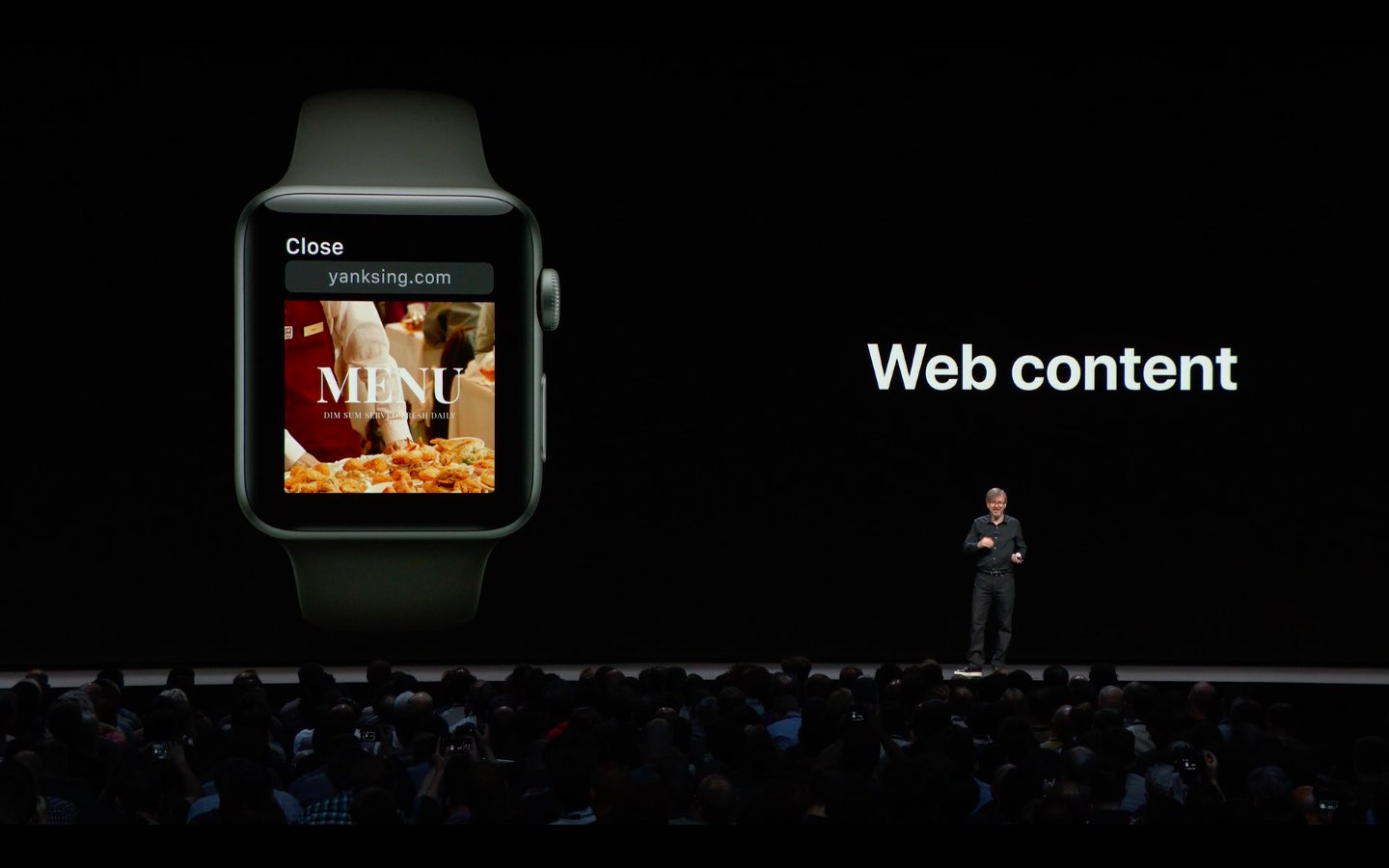 To view web content on Apple Watch, email yourself a link to the website you'd like to view via Mail or iMessage