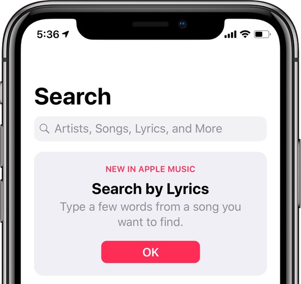 How to search songs by lyrics in Apple’s Music app on iPhone and iPad