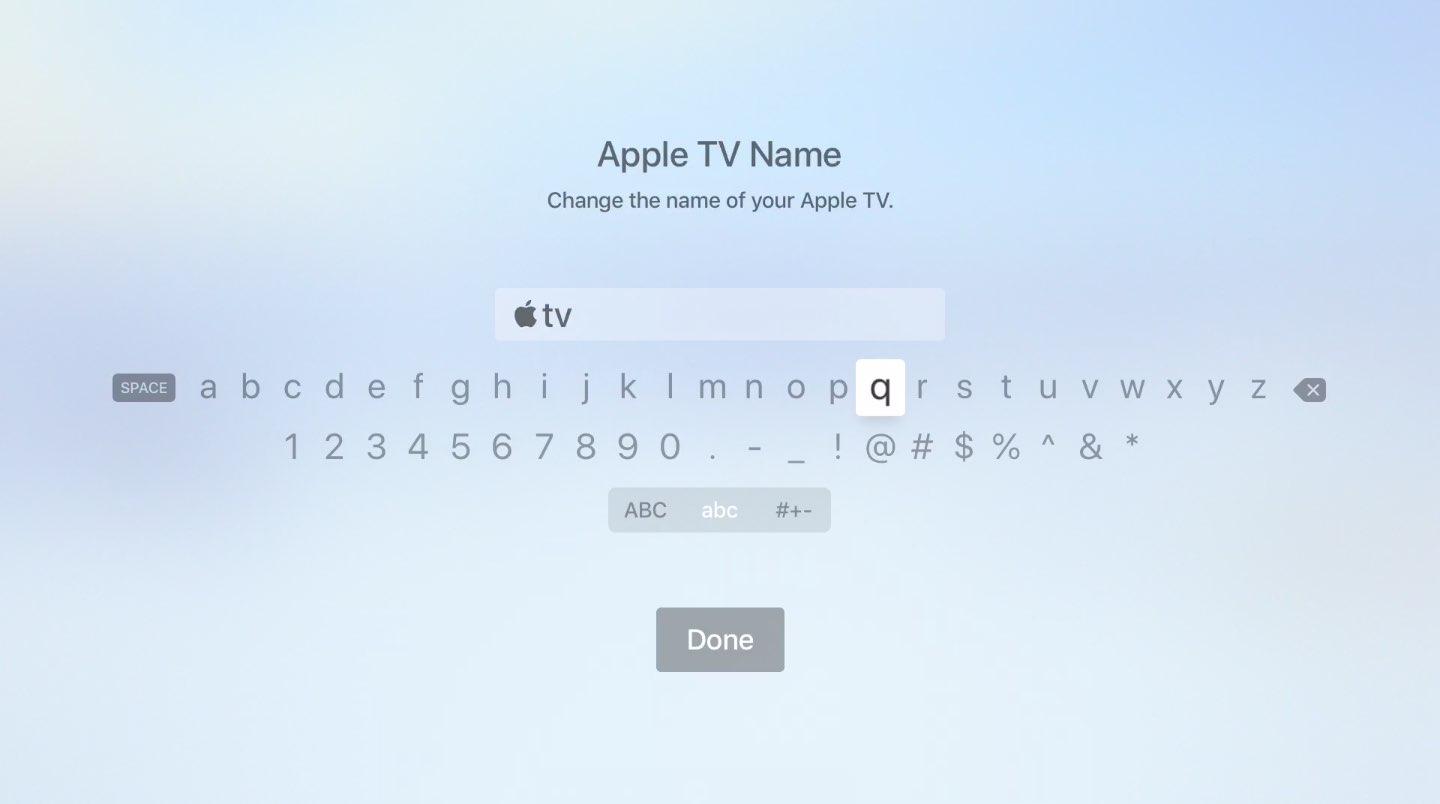 You may want to type the Apple symbol when renaming your Apple TV, for instance