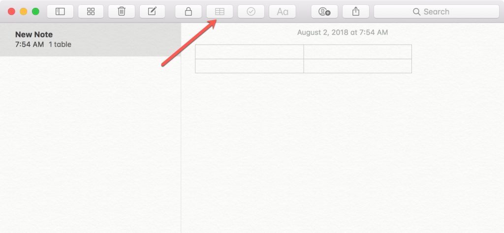 How to easily create and work with tables in Apple Notes