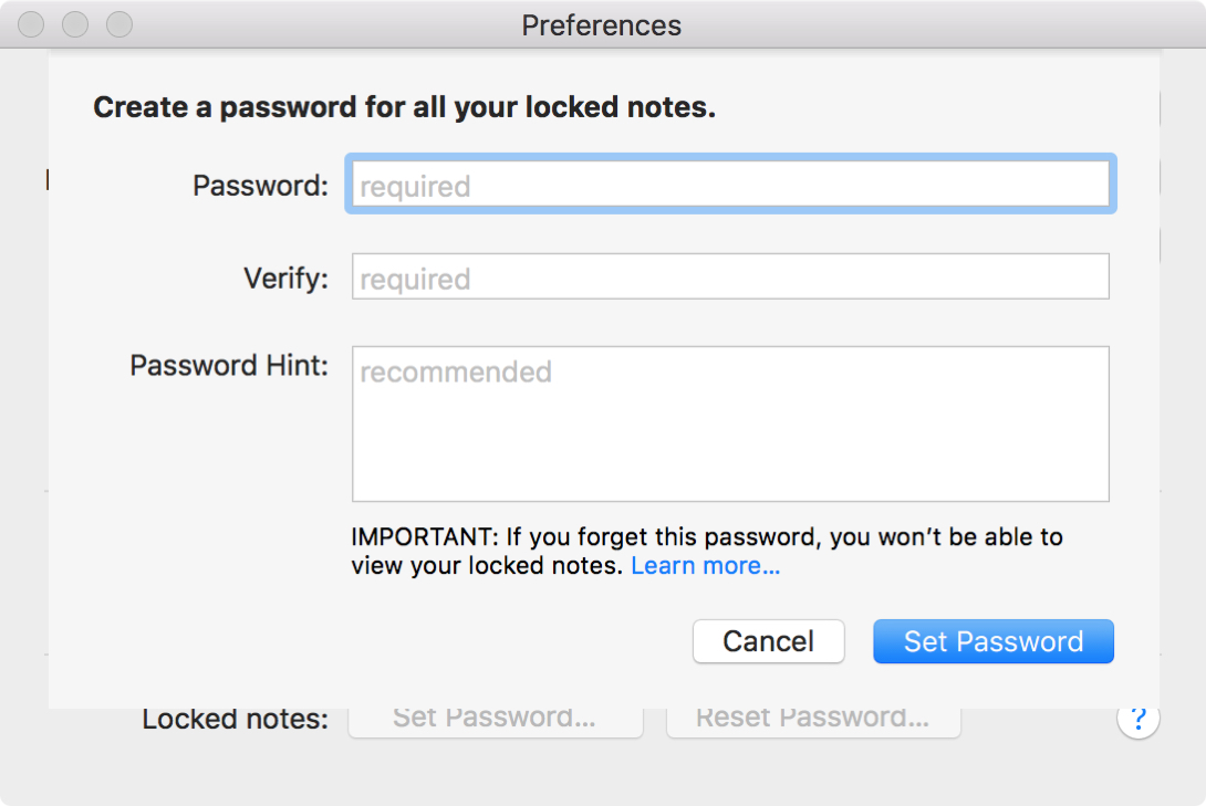 How to set up and use a password for the Notes app Mid Atlantic