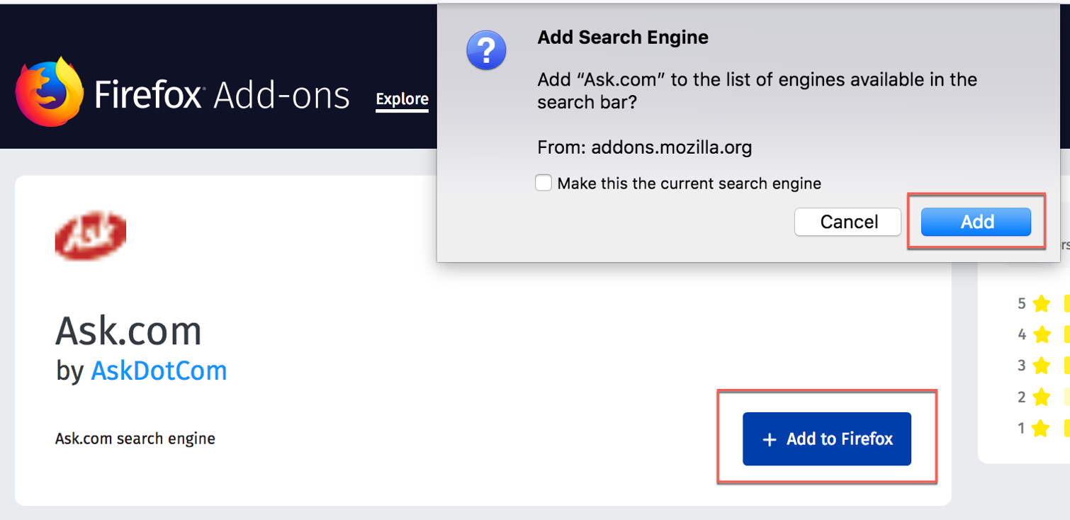 Firefox Install Search Engine