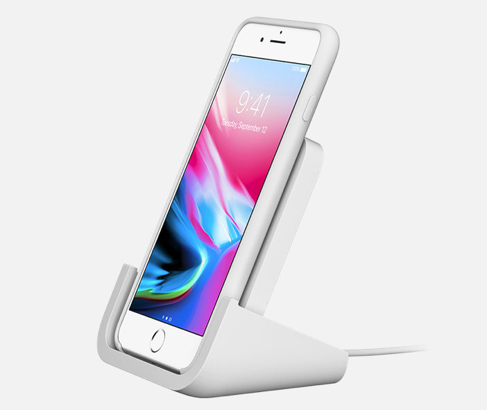 logitech white wireless charging stand