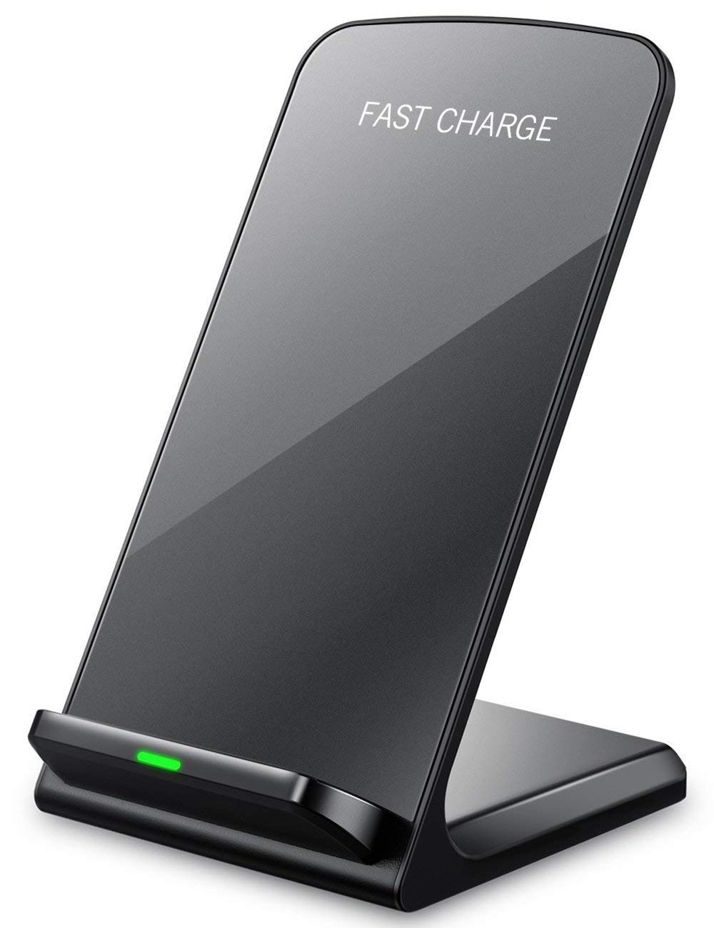 seneo black vertical wireless charging stand