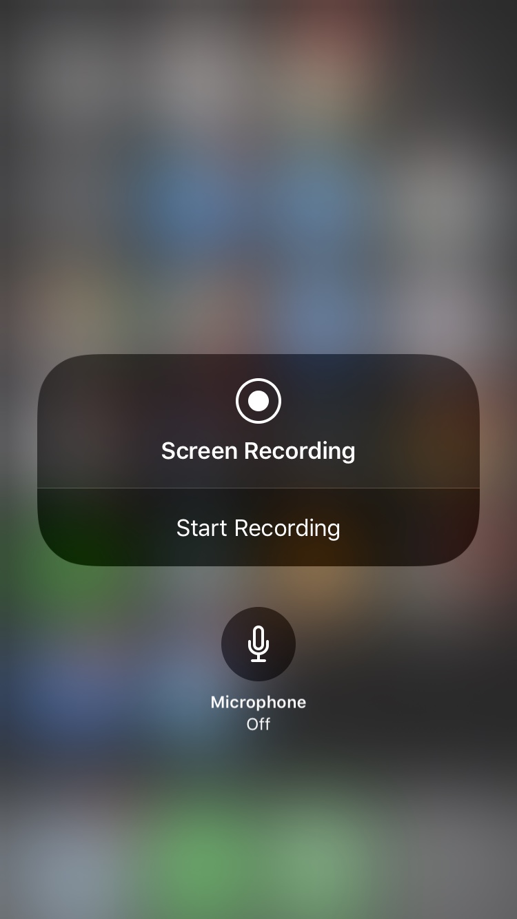 Screen Recording Microphone Off