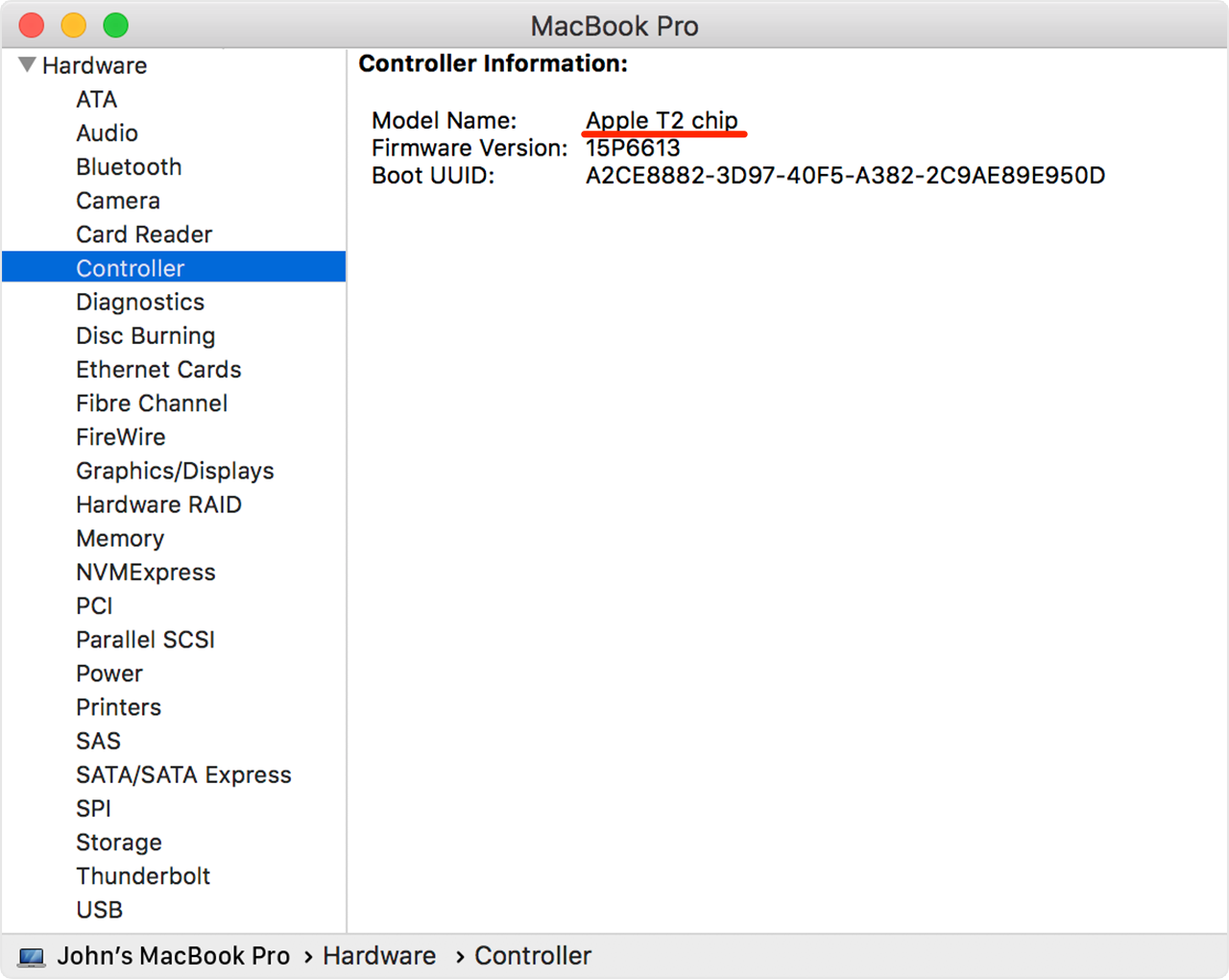 Macs with T2 chip