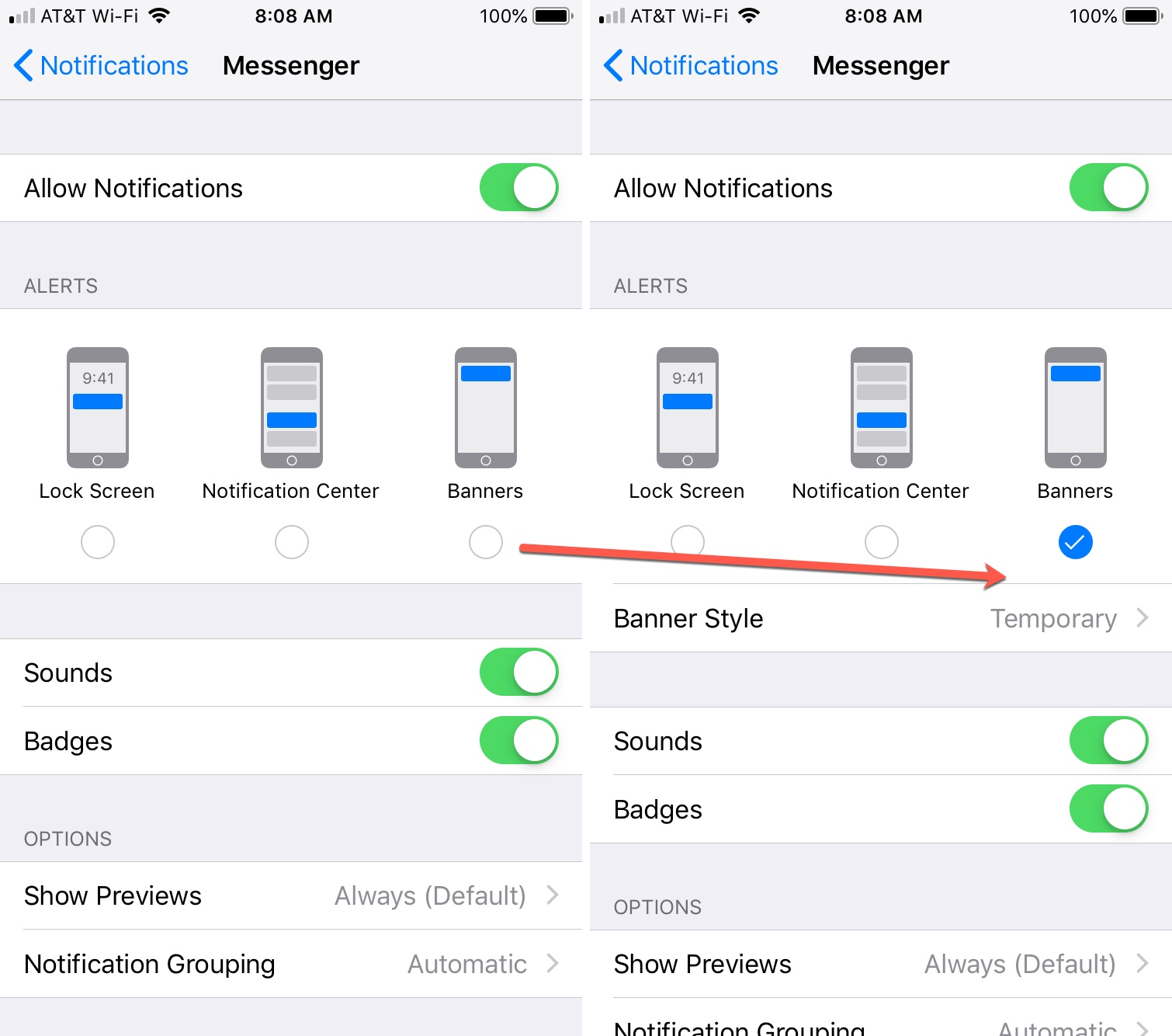 How To Make Notifications Persistent On Iphone And Ipad Mid Atlantic