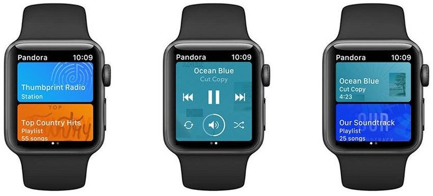 Pandora releases an Apple Watch app with offline playback as a paid-for feature
