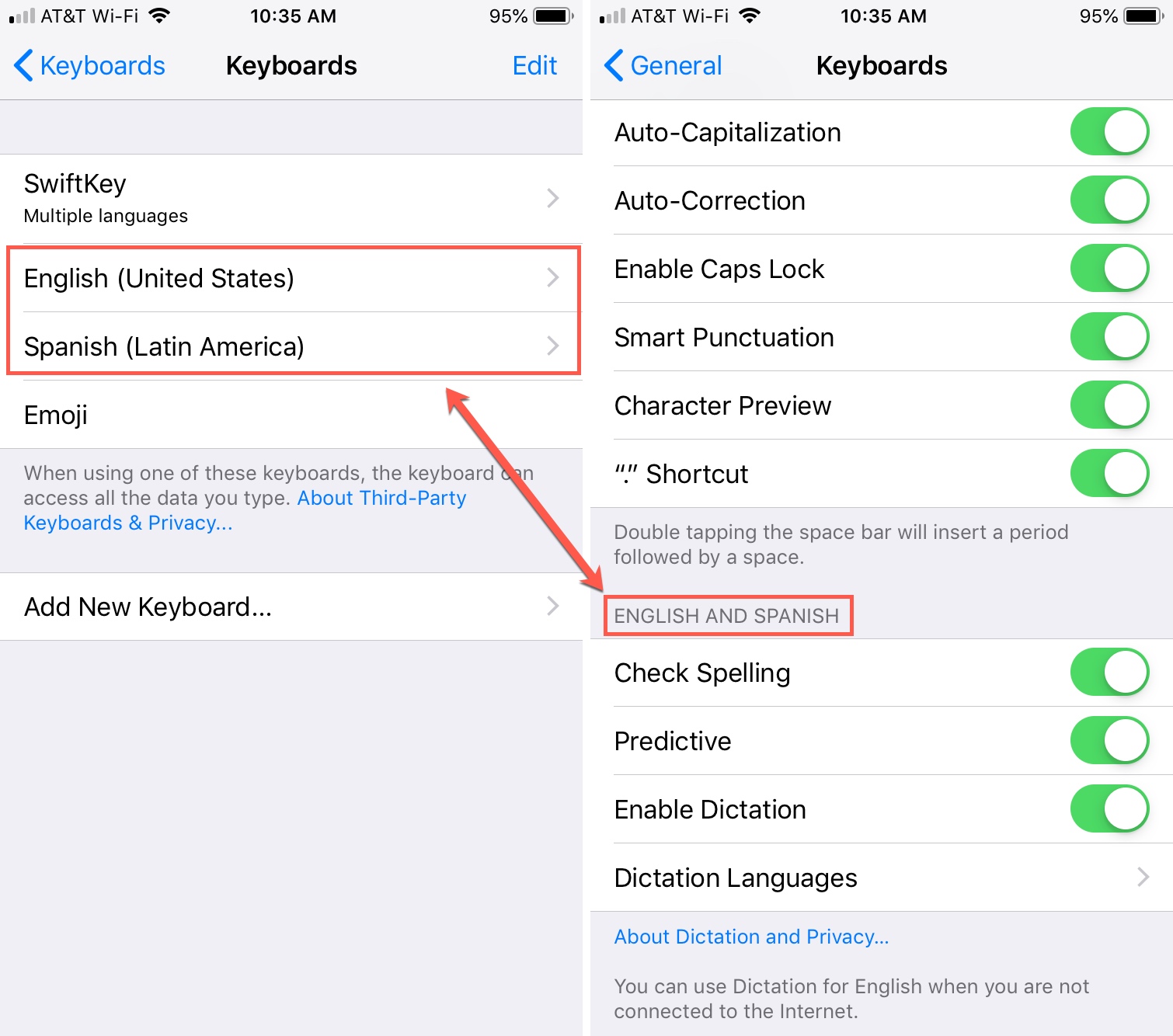 How to use a different spell check language on iPhone, iPad and Mac