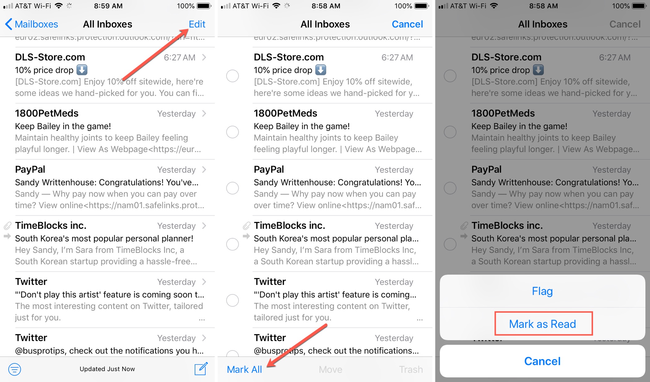 How to mark all your emails as Read on iPhone, iPad and Mac | Mid