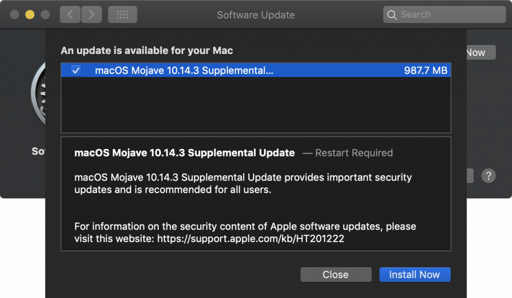 how to update your mac to mojave