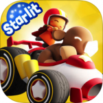 Starlit On Wheels: Super Kart Races Ahead of the Pack