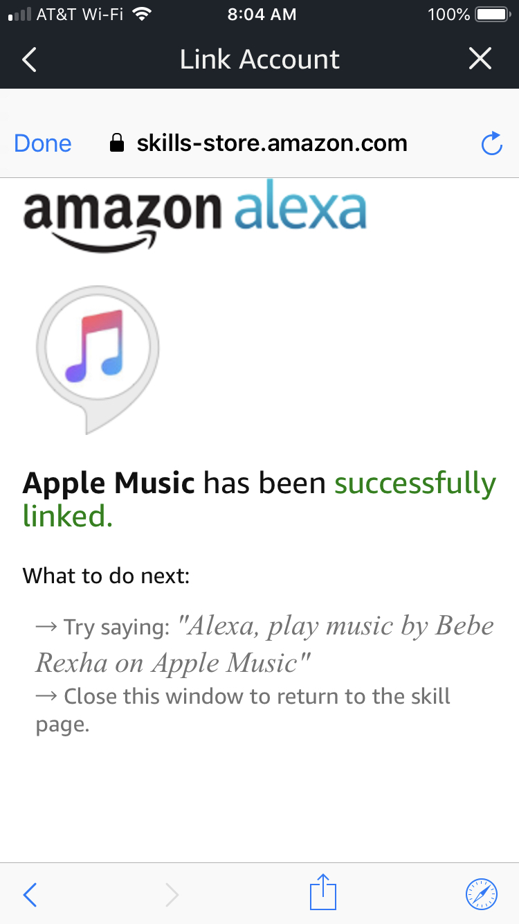 adding apple music to alexa