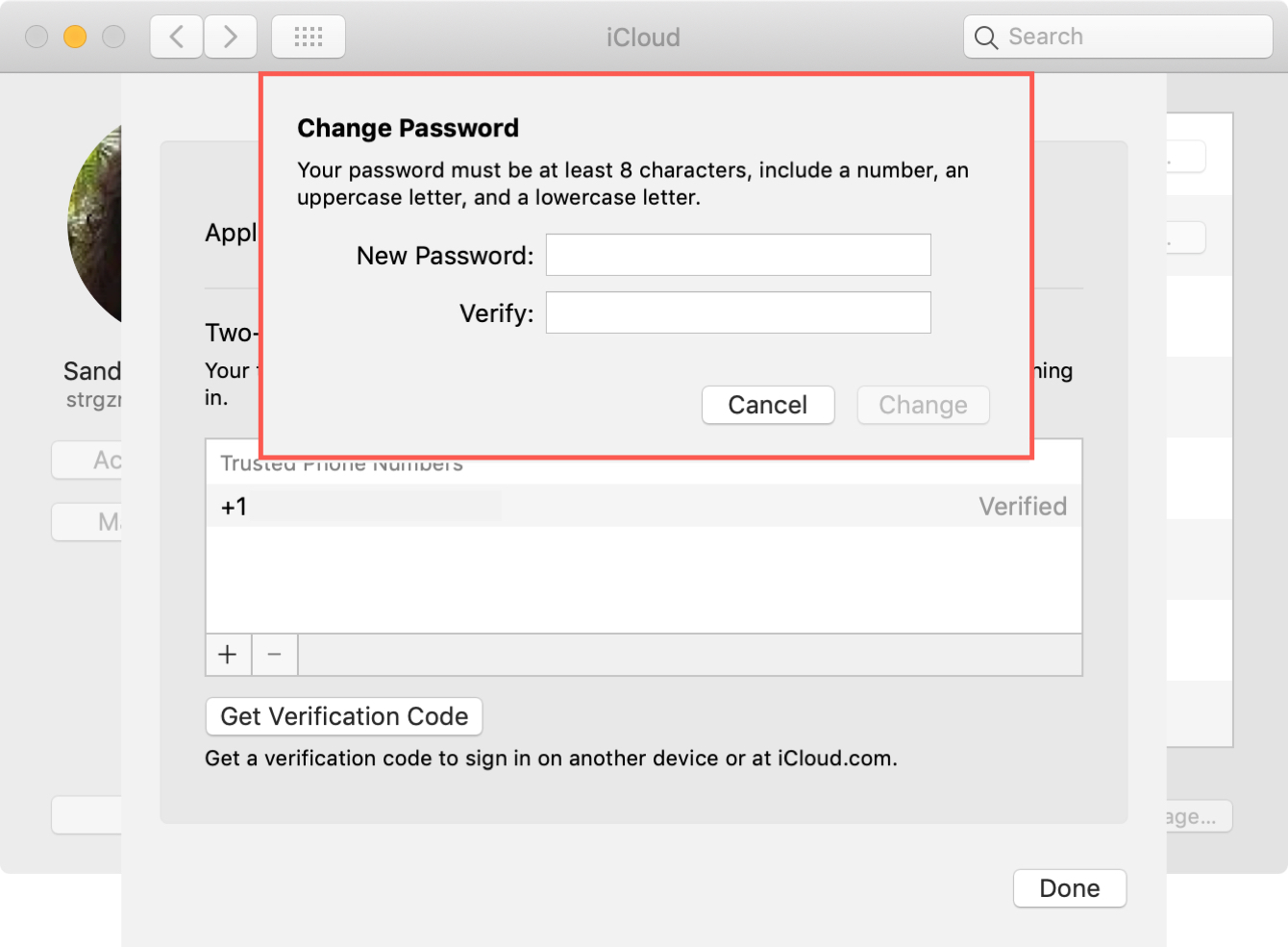 how to change mac password if forgotten