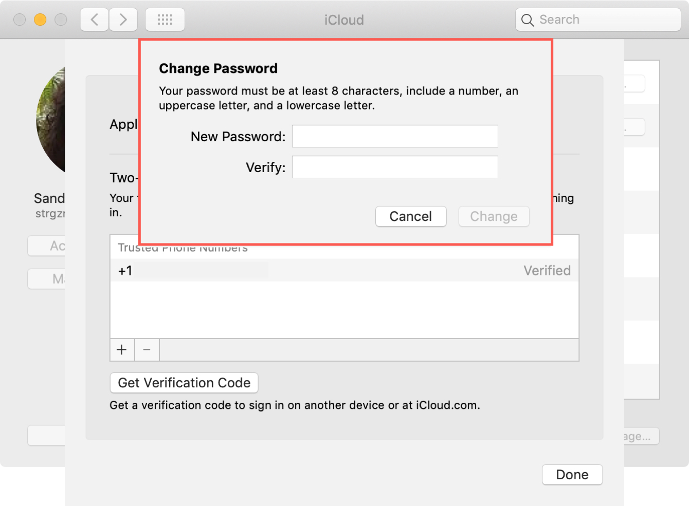 how to change password in mac if forgotten