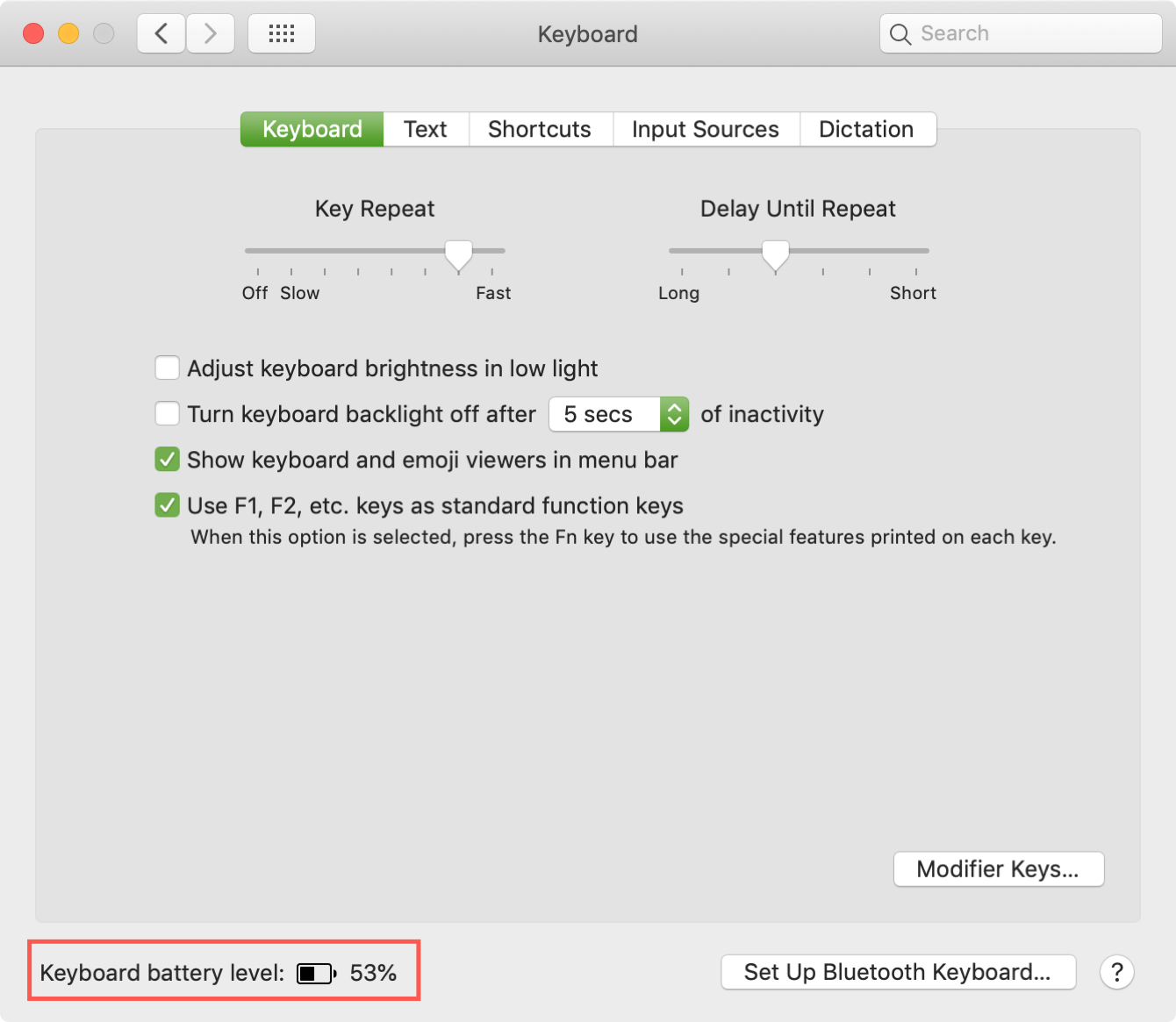 windows bluetooth battery status