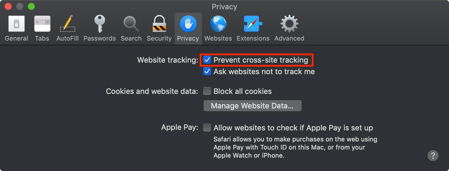 macs tracking