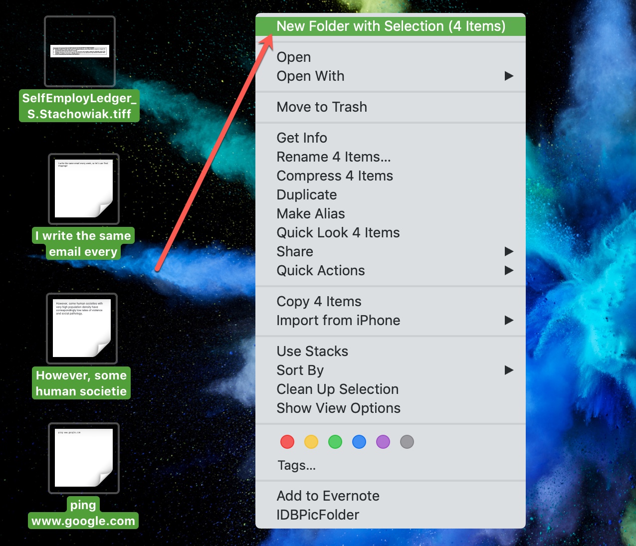 how to make new document on mac