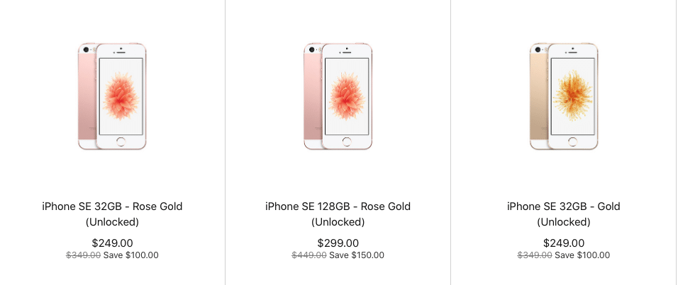 iPhone SE Clearance Store