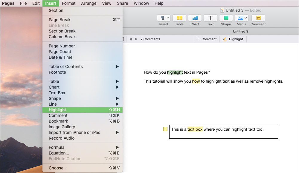 write and highlight pdf files mac