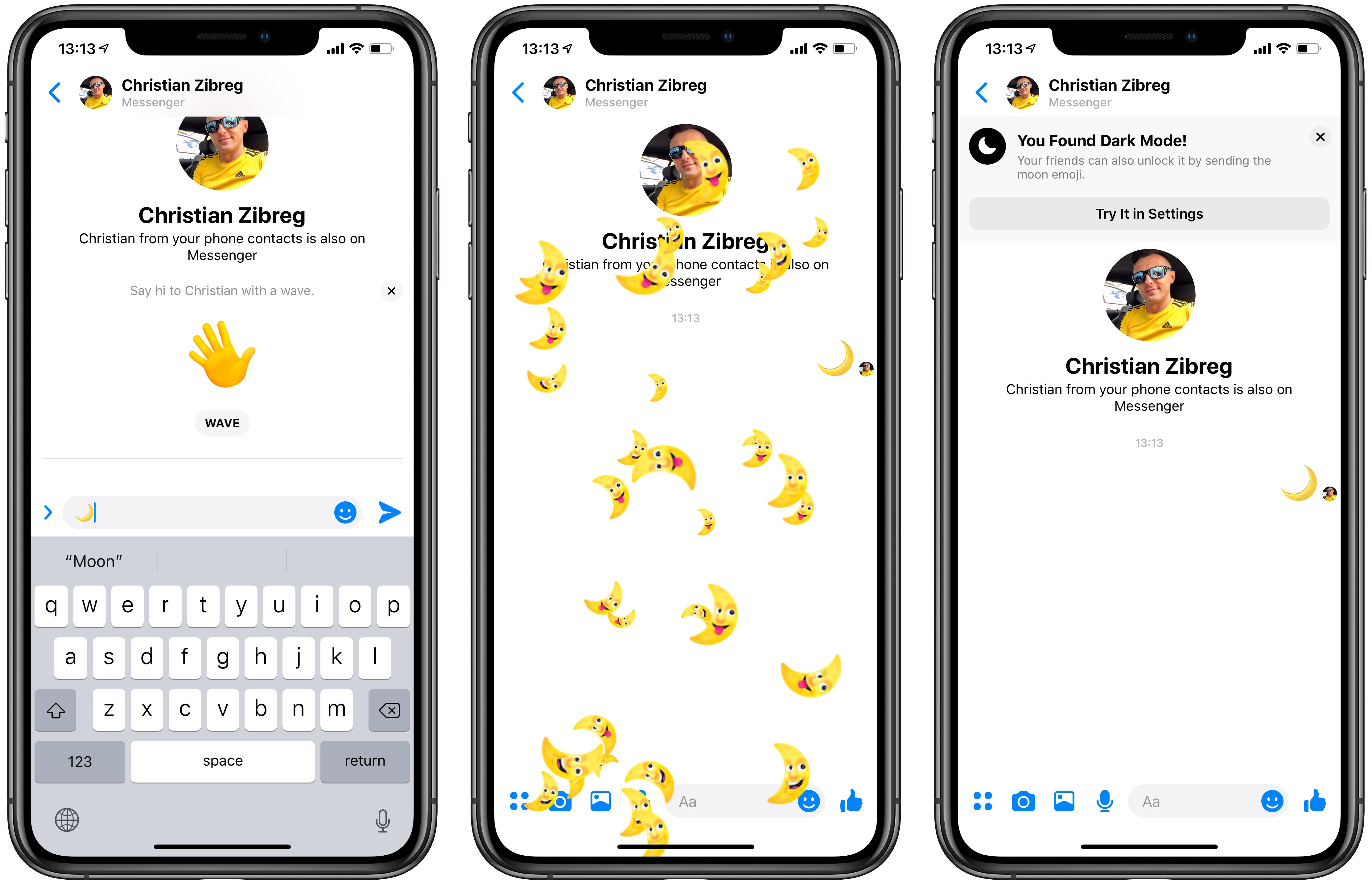 How to enable Dark Mode Facebook Messenger