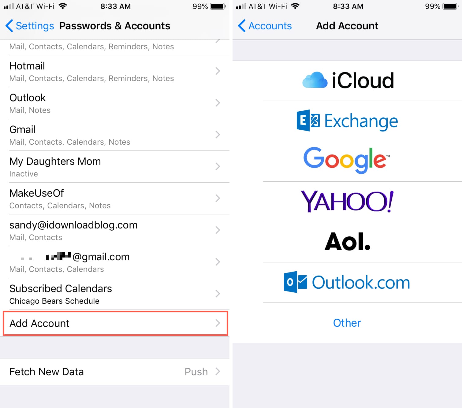 how to make a icloud email on ipad