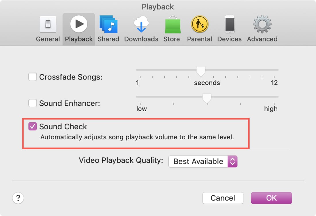 beatunes itunes sound check doesnt work