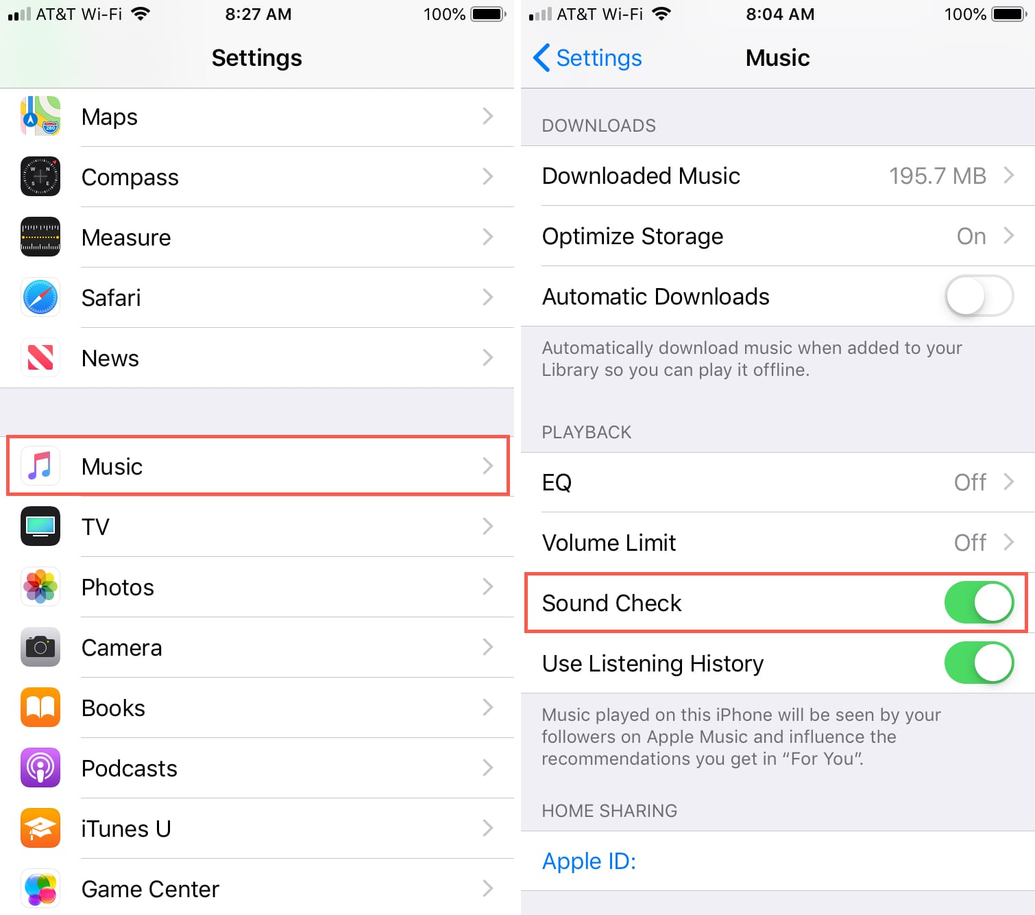 How to play songs at the same volume level in Apple Music | Mid