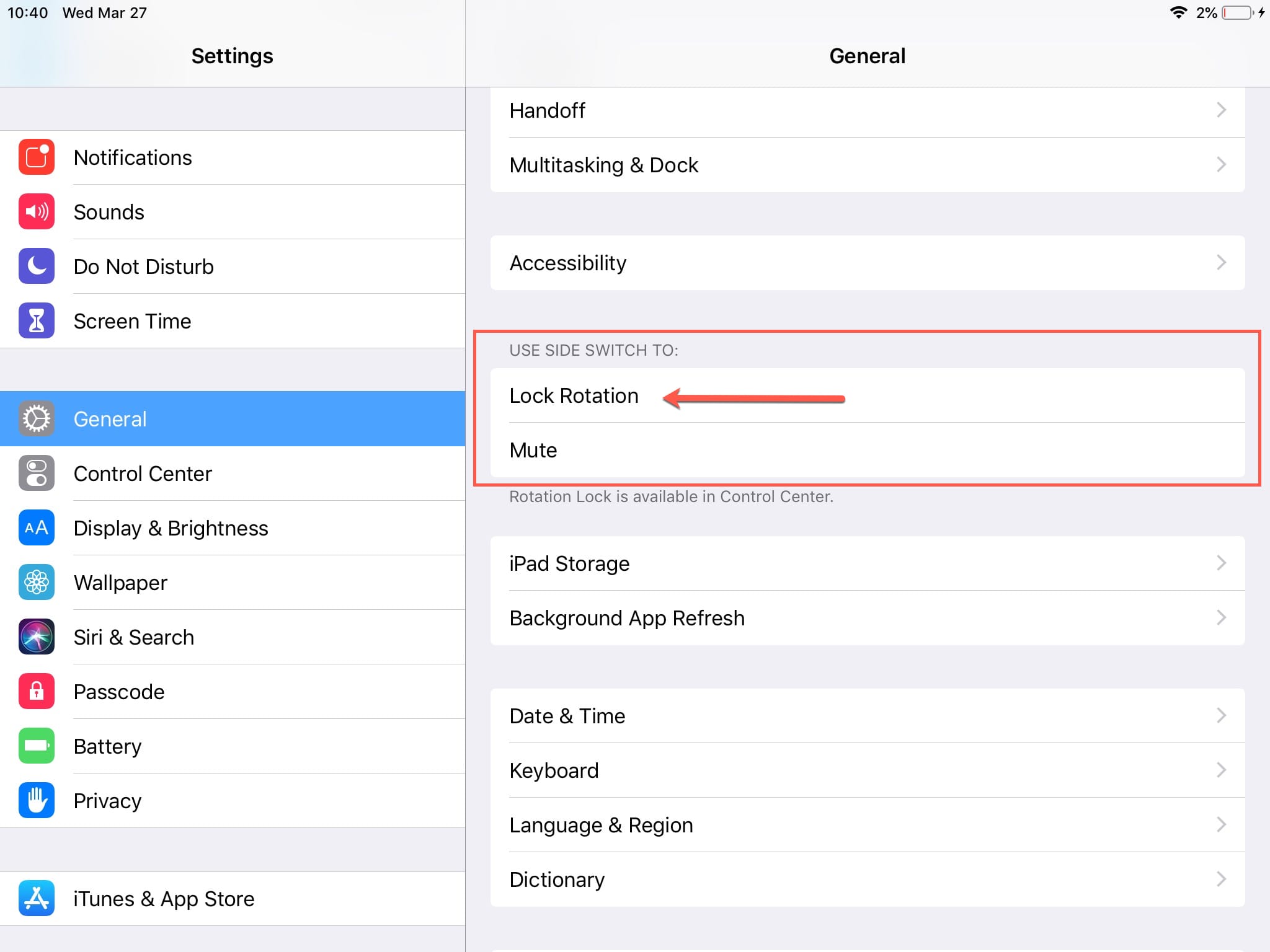 how-to-lock-the-rotation-and-orientation-on-ipad-mid-atlantic