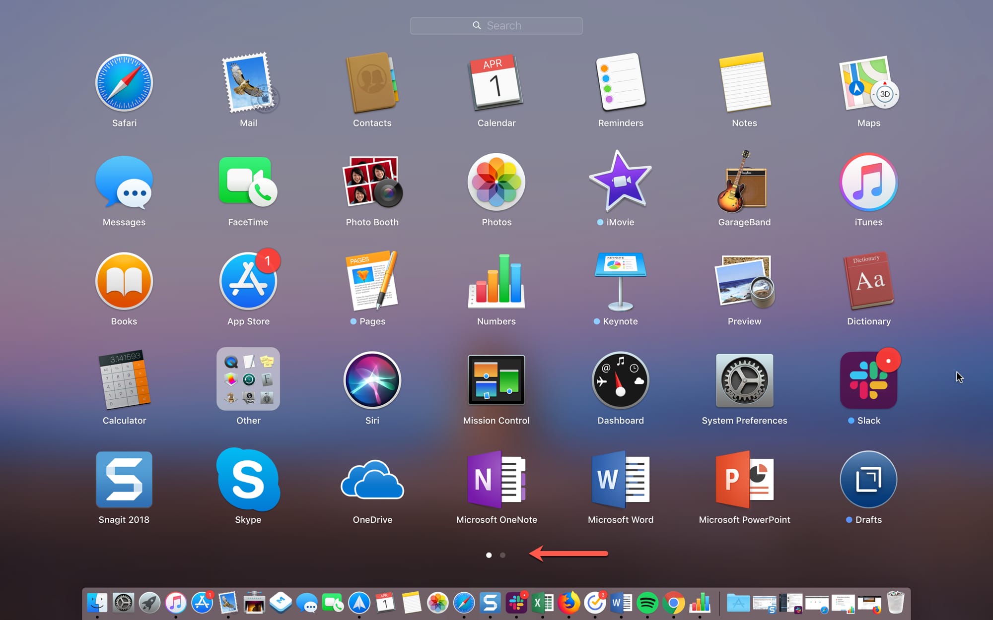 Main Launchpad on Mac