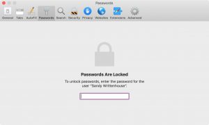 manage icloud passwords keychain