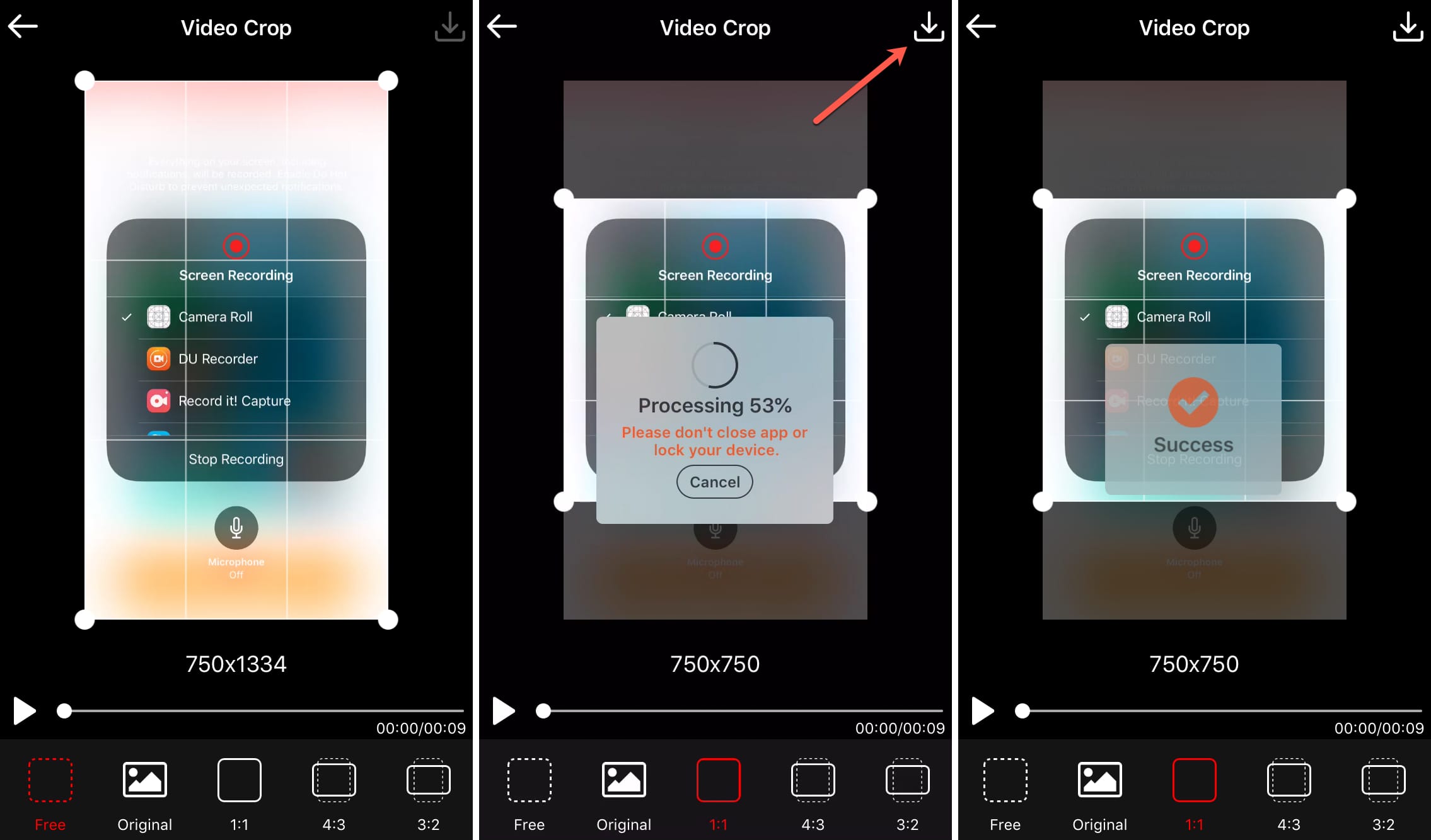 how to crop a video on imovie iphone