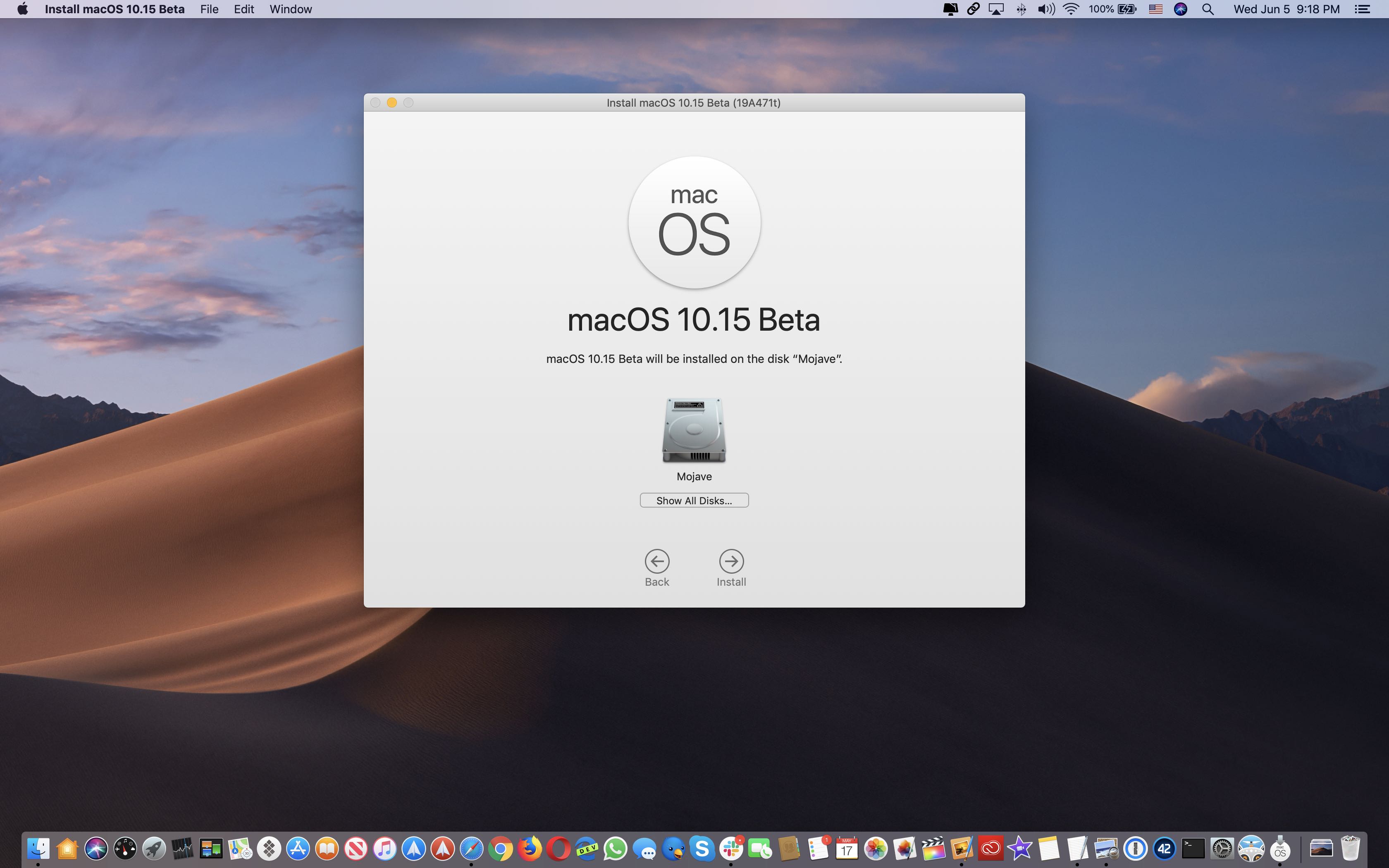 macos catalina install download problems