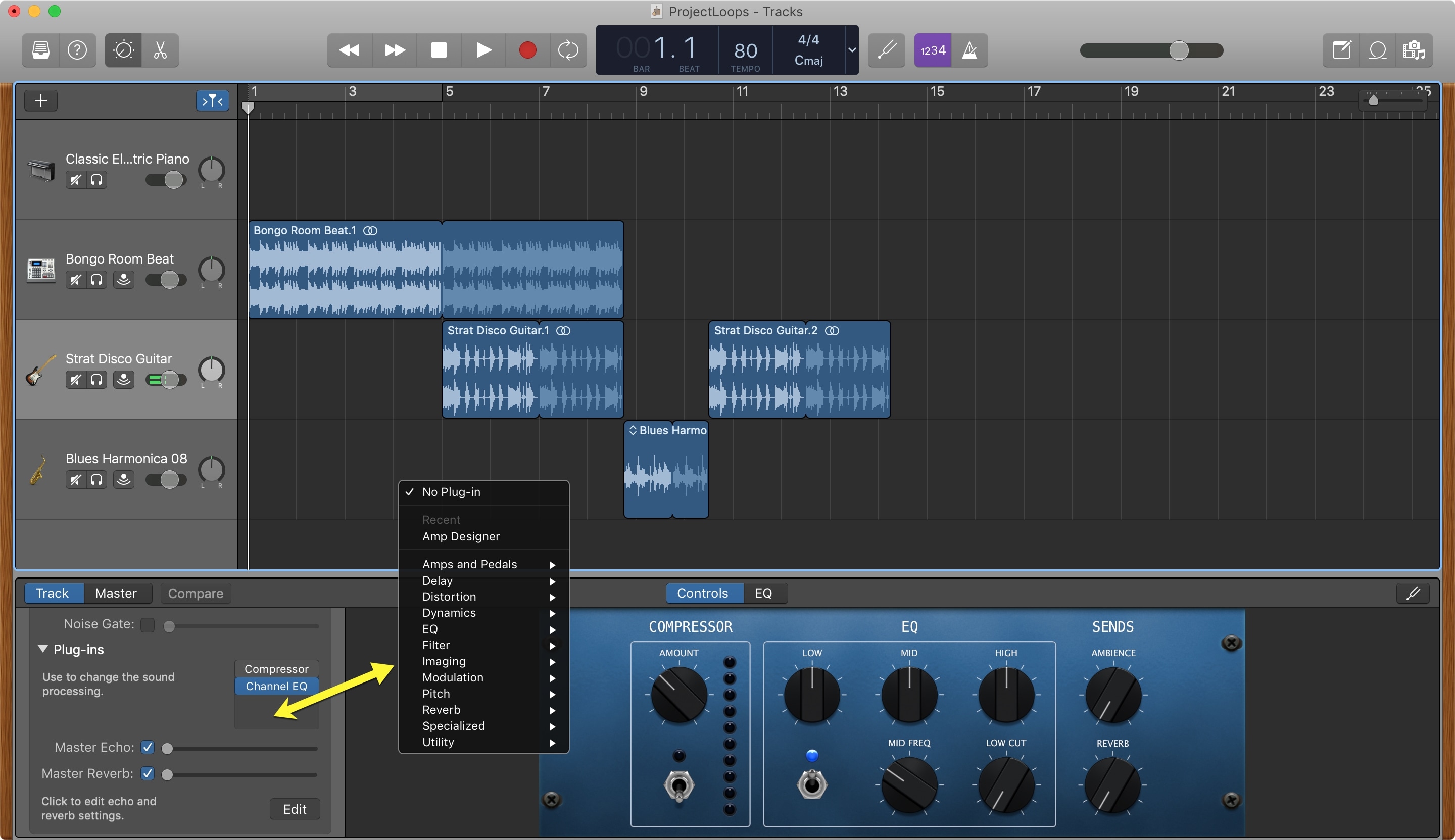 Add Plugins GarageBand Mac